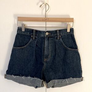 Gap Jean Shorts Pleated Fit